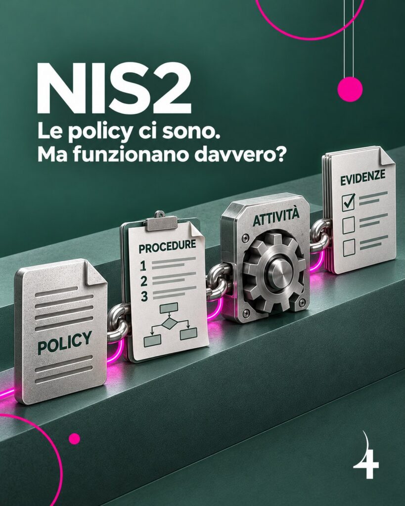 NIS2 flusso per la corretta implementazione delle politiche
